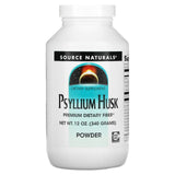 Source Naturals, Psyllium Husk Powder, 12 Oz Ounces - 021078007791 | Hilife Vitamins