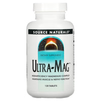 Source Naturals, Ultra-Mag™, 120 Tablets UPC 021078008033 | Hilife Vitamins