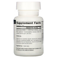 Source Naturals, Vitamin A 10000 IU, 100 Tablets UPC 021078008286 | Hilife Vitamins
