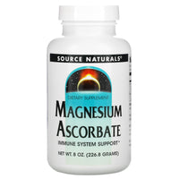 Source Naturals, Magnesium Ascorbate, 8 Oz Ounces UPC 021078008347 | Hilife Vitamins