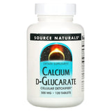 Source Naturals, Calcium D-Glucarate 500 mg, 120 Tablets - 021078008712 | Hilife Vitamins
