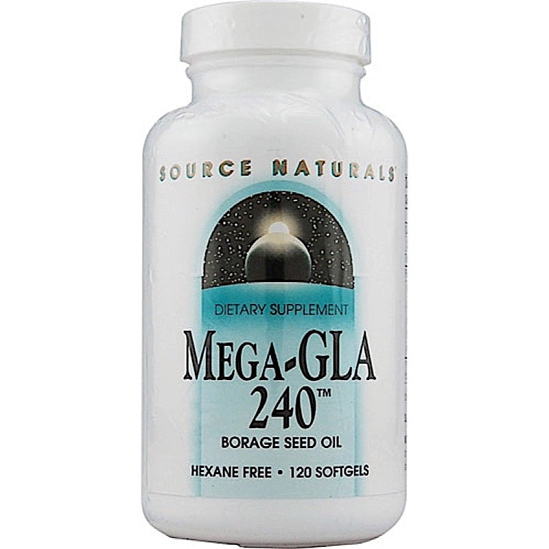 Source Naturals, Mega-Gla, 120 Softgels UPC 021078008927 | Hilife Vitamins
