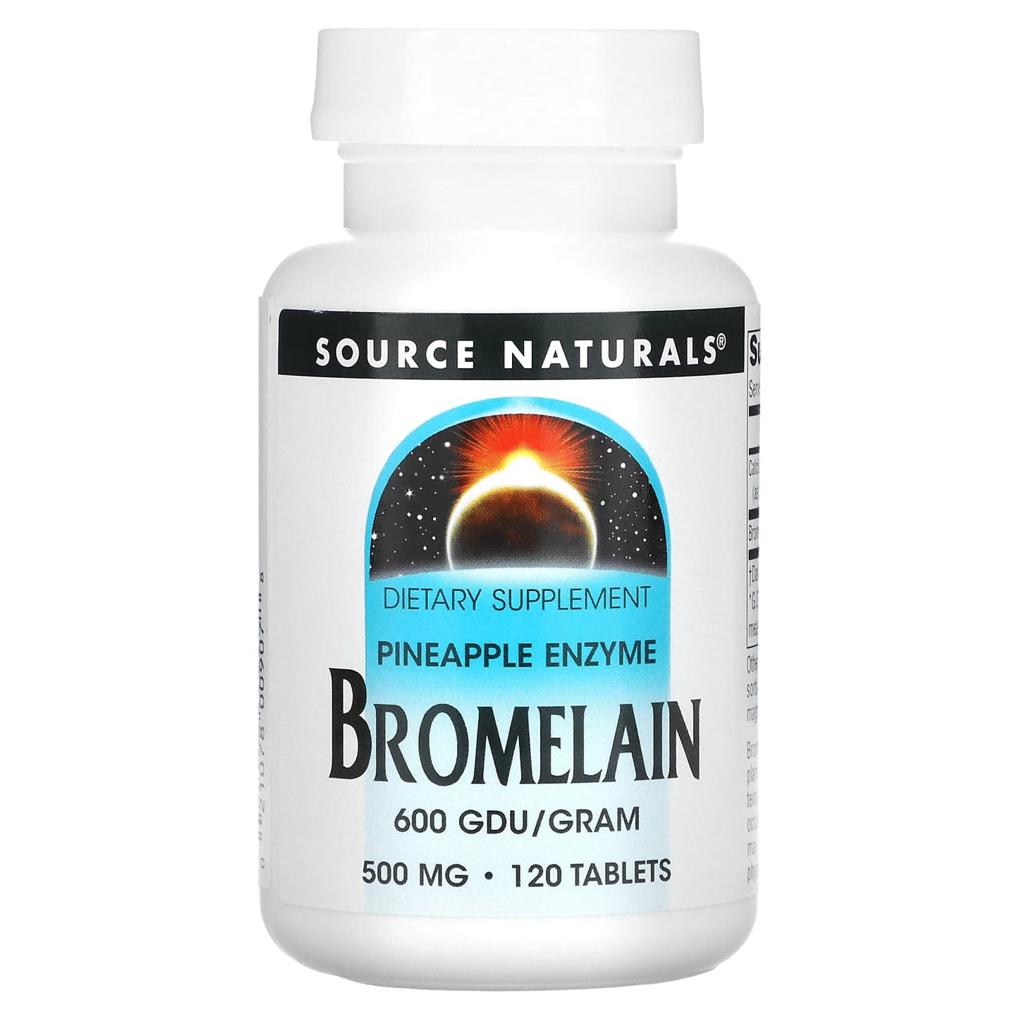Source Naturals, Bromelain 500 mg, 120 Tablets - 021078009078 | Hilife Vitamins