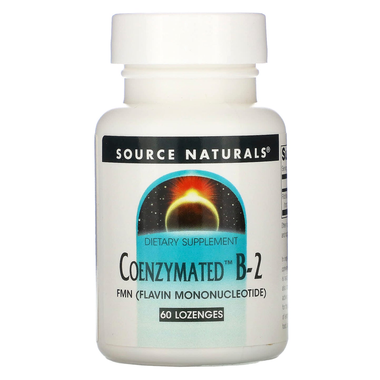 Source Naturals, Coenzymated™ B-2 25 mg Peppermint, 60 Tablets UPC 021078009351 | Hilife Vitamins