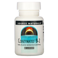 Source Naturals, Coenzymated™ B-2 25 mg Peppermint, 60 Tablets UPC 021078009351 | Hilife Vitamins