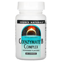Source Naturals, Coenzymate™ B Complex Peppermint, 60 Tablets UPC 021078009436 | Hilife Vitamins