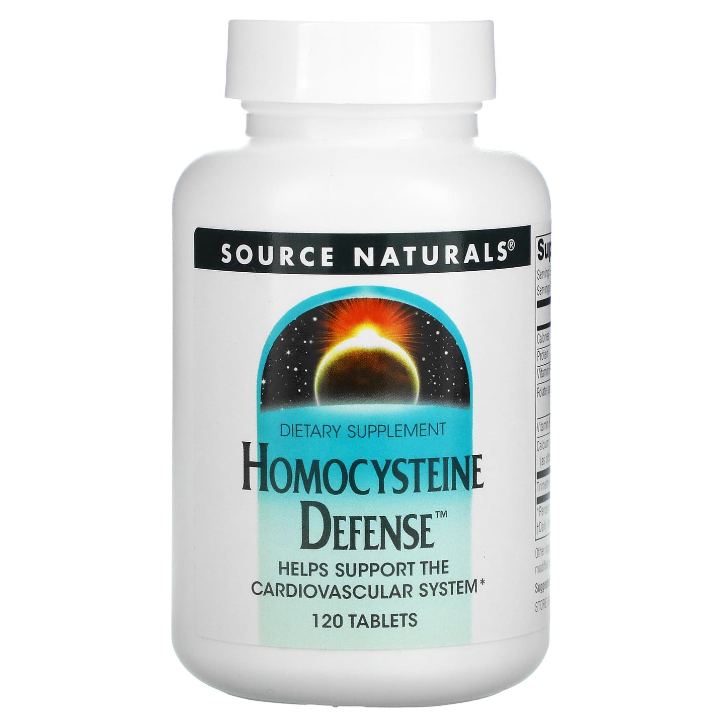 Source Naturals, Homocysteine Defense™, 120 Tablets UPC 021078010395 | Hilife Vitamins