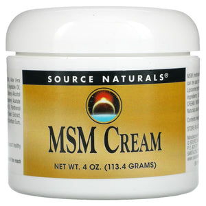 Source Naturals, Skin Eternal Msm Cream, 4 Oz - 021078011545 | Hilife Vitamins