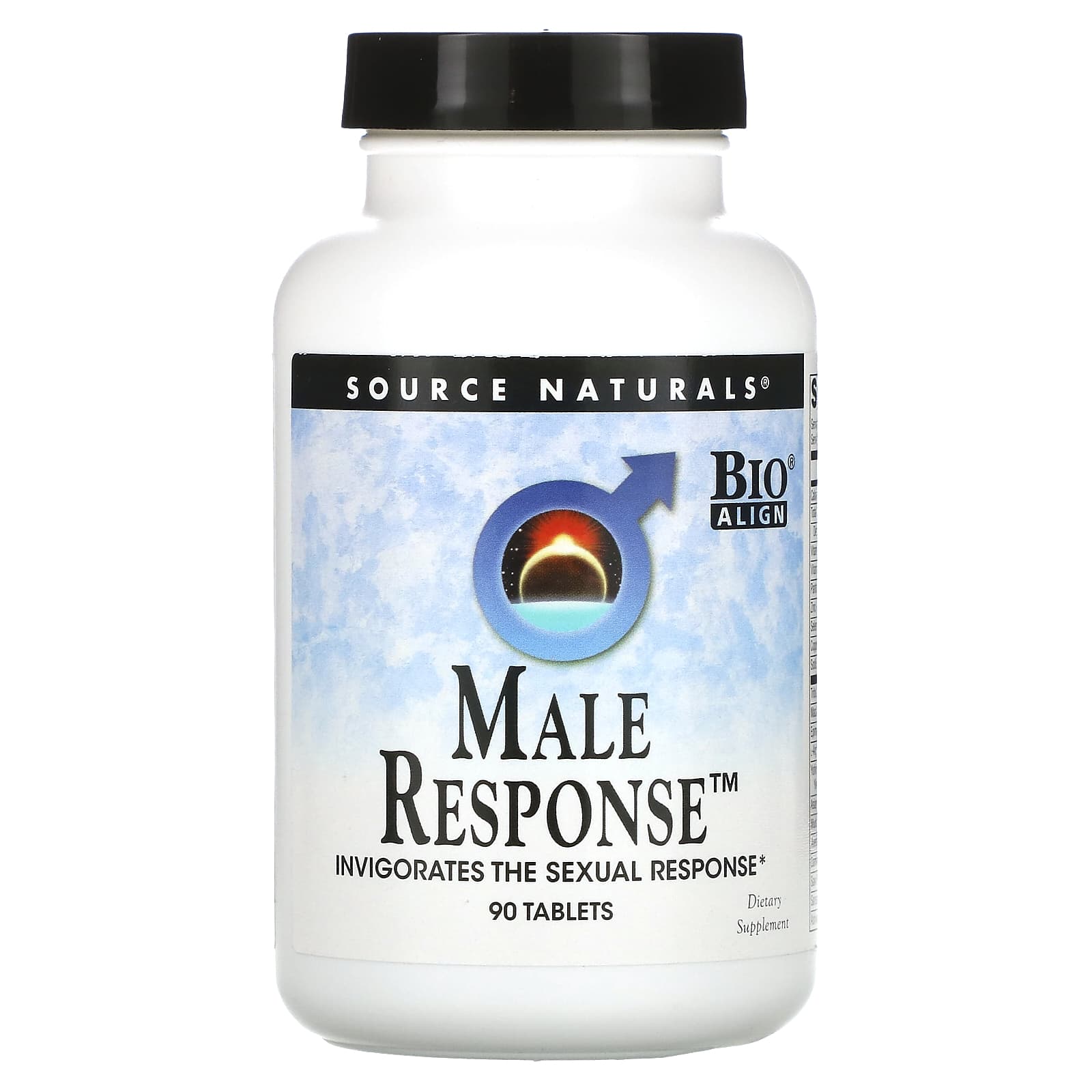 Source Naturals, Male Response™ Bio-Aligned™, 90 Tablets UPC 021078011569 | Hilife Vitamins
