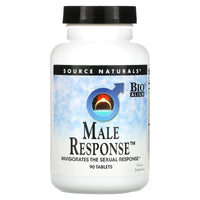 Source Naturals, Male Response™ Bio-Aligned™, 90 Tablets UPC 021078011569 | Hilife Vitamins