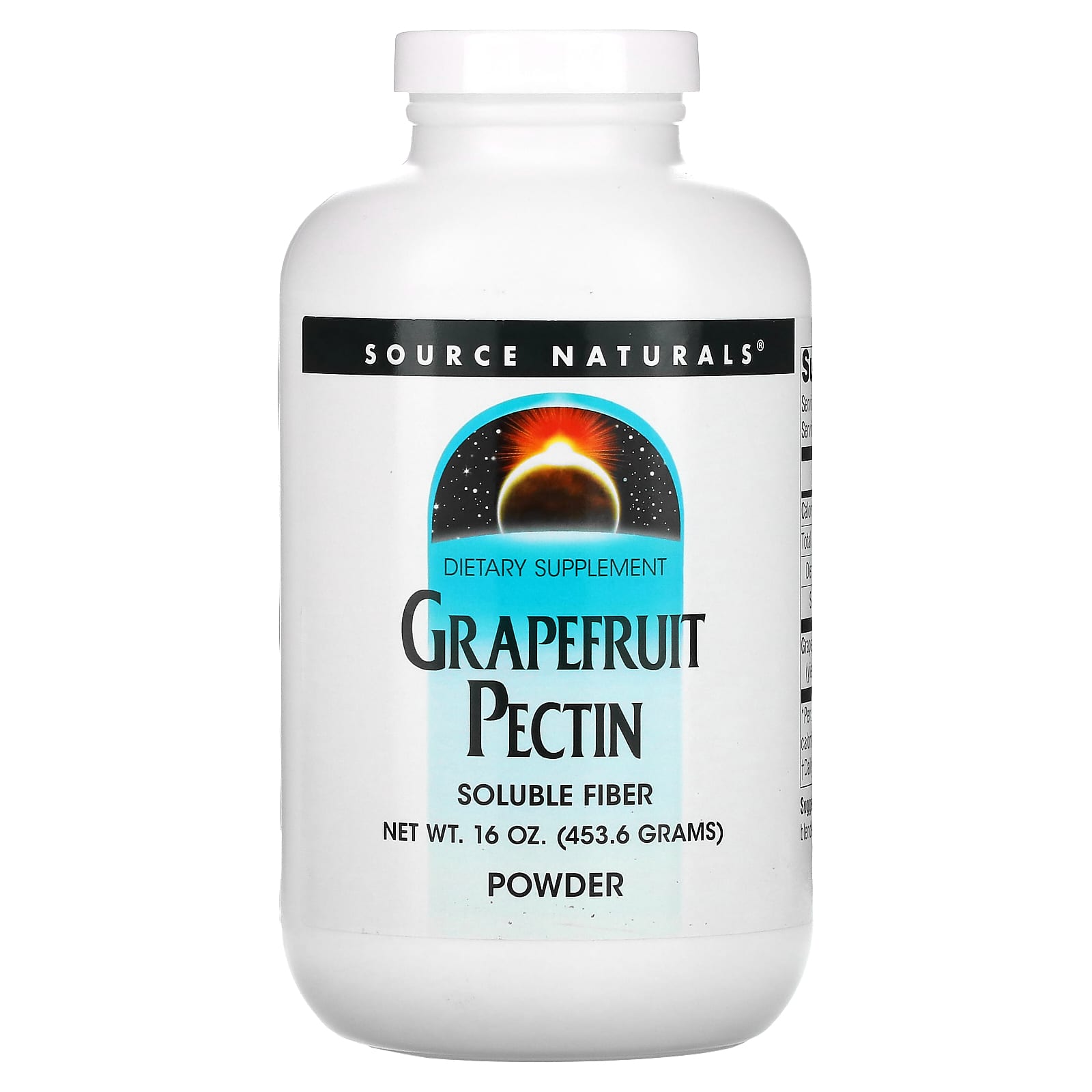 Source Naturals, Grapefruit Pectin, 16 Oz oz UPC 021078013105 | Hilife Vitamins