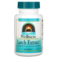 Source Naturals, Wellness Larch Extract™ 1000 mg, 60 Tablets UPC 021078013242 | Hilife Vitamins