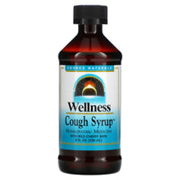 Source Naturals, Wellness Cough Syrup™, 8 Fl Oz Liquid UPC 021078013525 | Hilife Vitamins