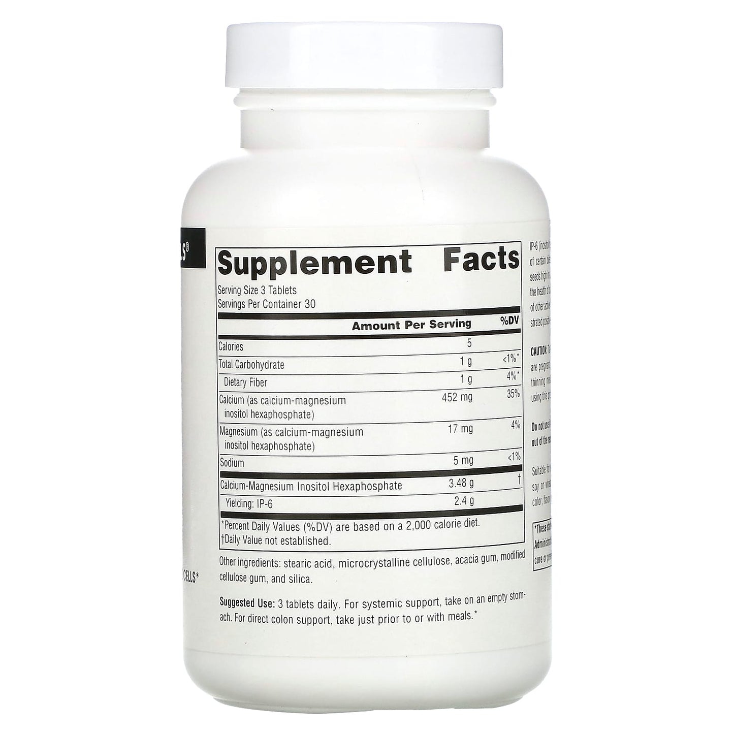 Source Naturals, IP-6 800 mg, 90 Tablets UPC 021078013709 | Hilife Vitamins