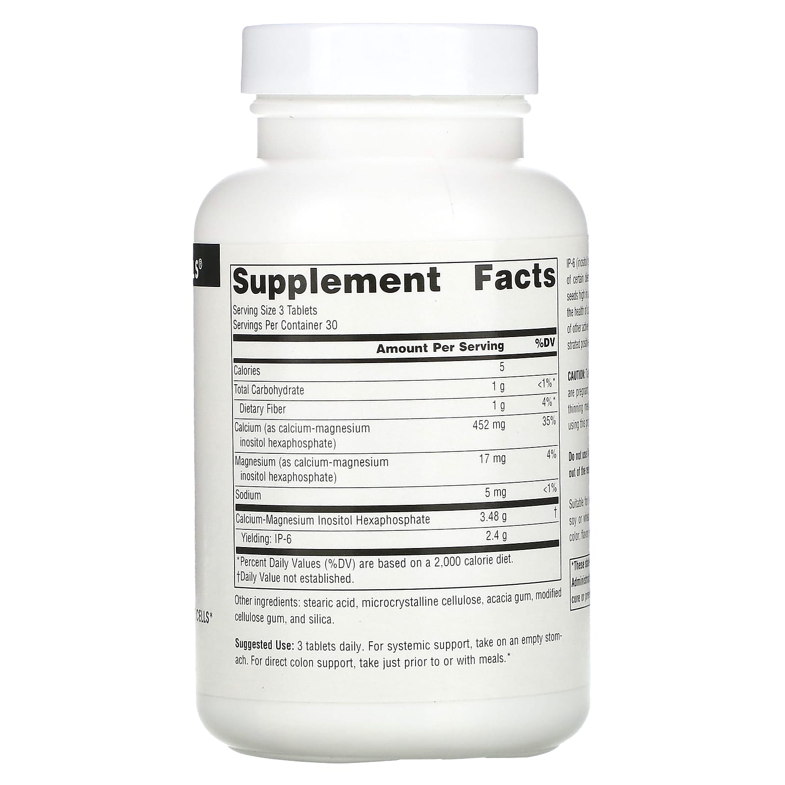 Source Naturals, IP-6 800 mg, 90 Tablets UPC 021078013709 | Hilife Vitamins