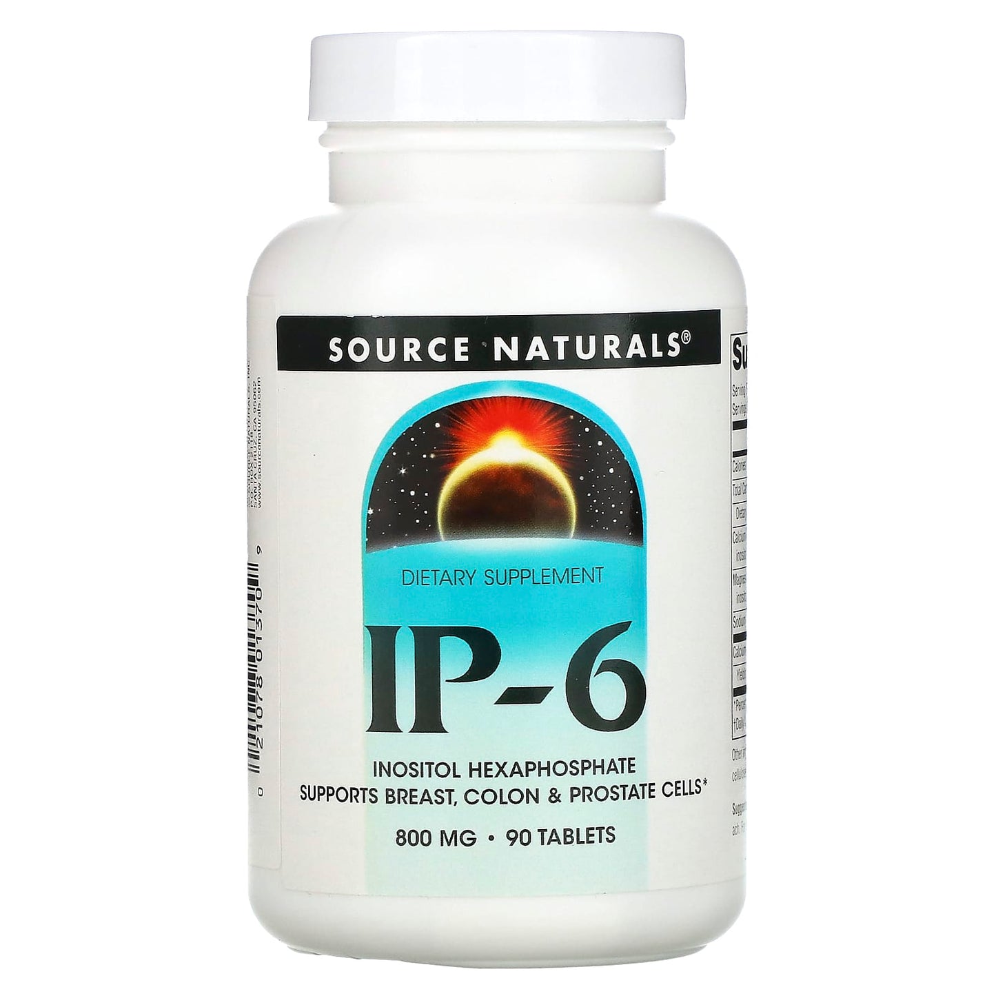 Source Naturals, IP-6 800 mg, 90 Tablets UPC 021078013709 | Hilife Vitamins
