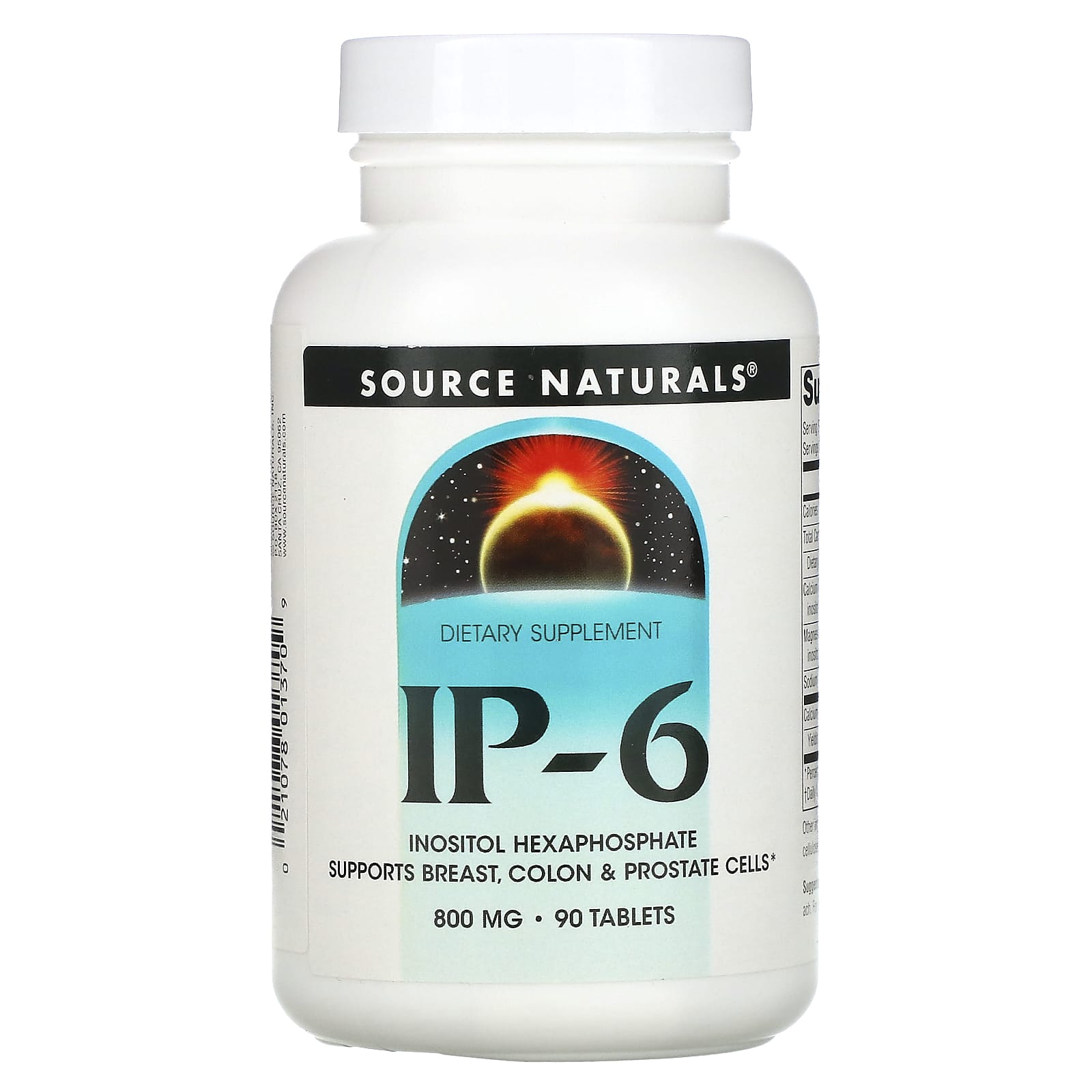 Source Naturals, IP-6 800 mg, 90 Tablets UPC 021078013709 | Hilife Vitamins