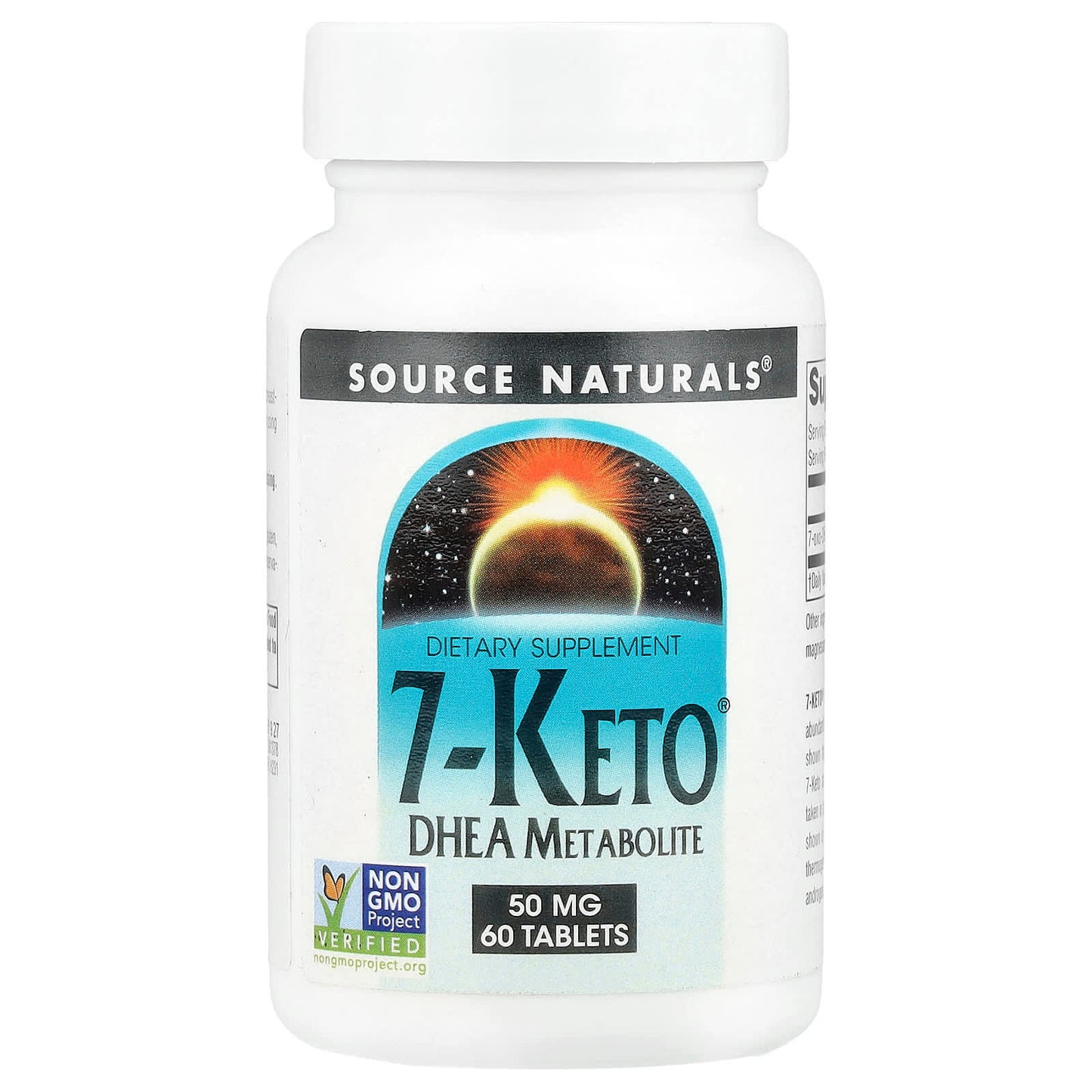 Source Naturals, 7-Keto®, DHEA Metabolite, 50 mg, 60 Tablets UPC 021078013785 | Hilife Vitamins