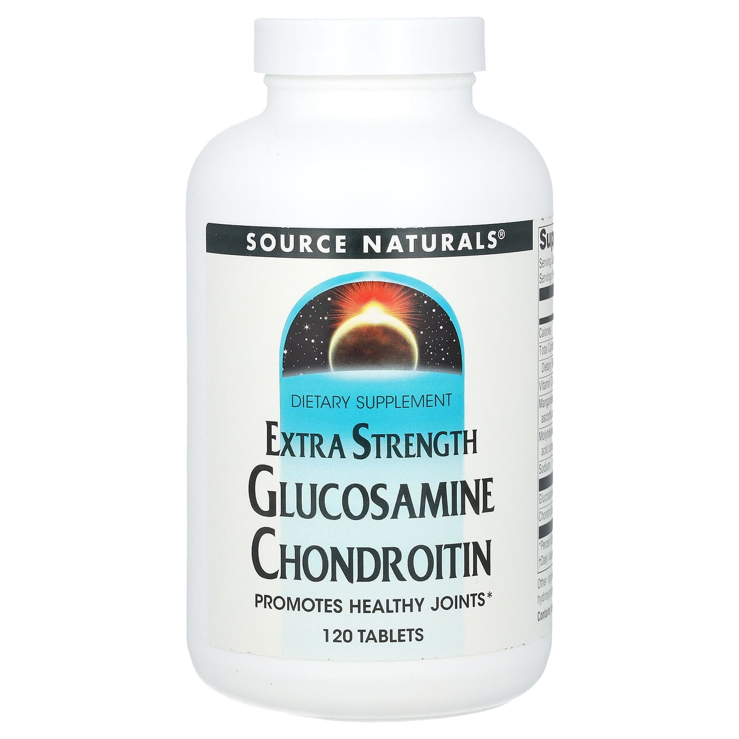 Source Naturals, Glucosamine Chondroitin, Extra Strength, 120 Tablets UPC 021078013822 | Hilife Vitamins