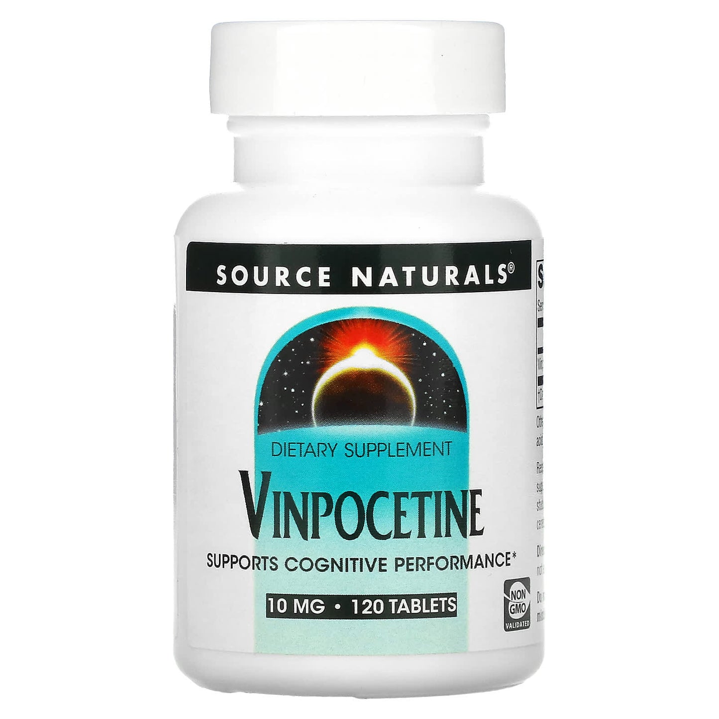 Source Naturals, Vinpocetine 10 mg, 120 Tablets UPC 021078013990 | Hilife Vitamins