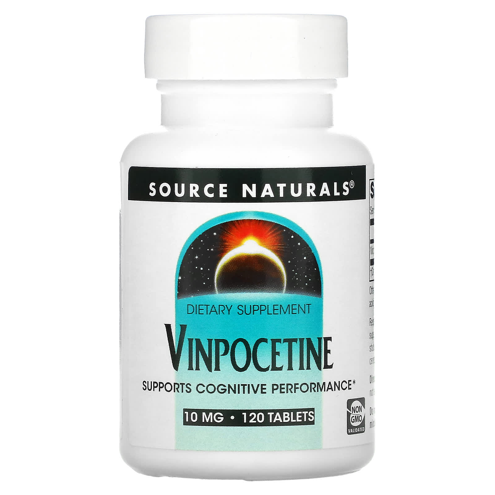 Source Naturals, Vinpocetine 10 mg, 120 Tablets UPC 021078013990 | Hilife Vitamins