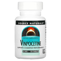 Source Naturals, Vinpocetine 10 mg, 120 Tablets UPC 021078013990 | Hilife Vitamins