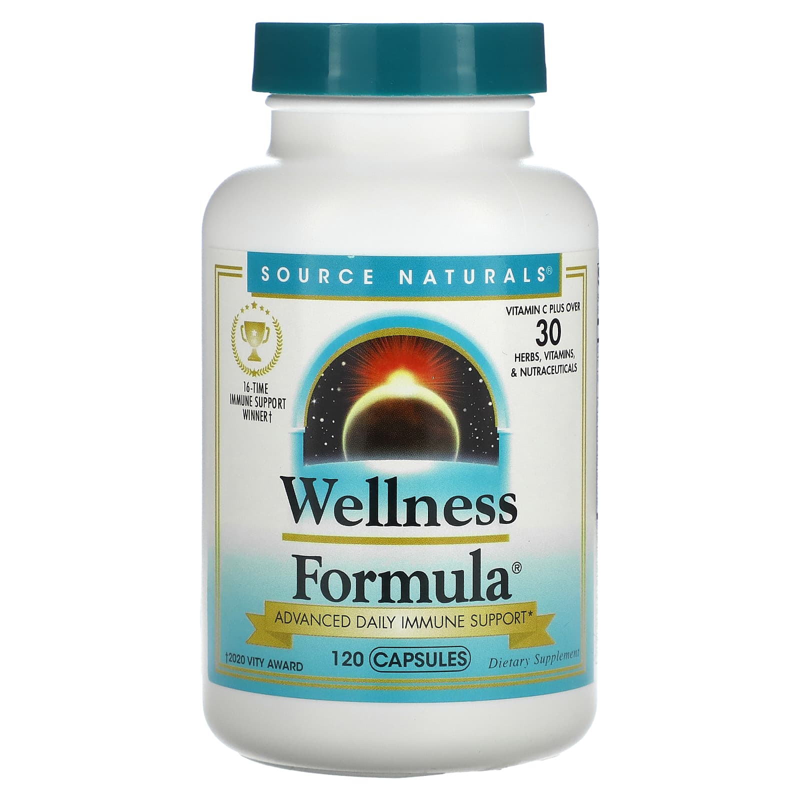 Source Naturals, Wellness Formula, 120 Capsules UPC 021078014256 | HiLife Vitamins