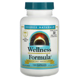 Source Naturals, Wellness Formula, 120 Capsules - 021078014256 | Hilife Vitamins
