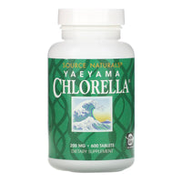 Source Naturals, Yaeyama Chlorella 200 mg, 600 Tablets UPC 021078014546 | Hilife Vitamins