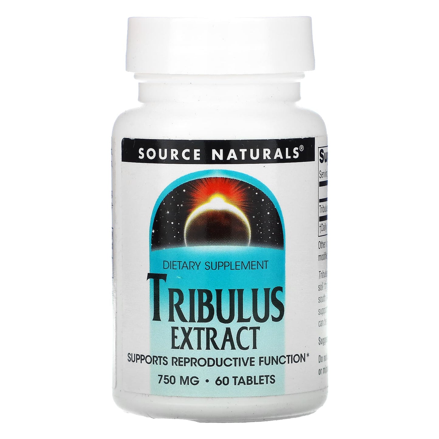 Source Naturals, Tribulus Extract 750 mg, 60 Tablets UPC 021078014614 | Hilife Vitamins
