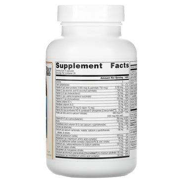 Source Naturals, Life Force Multiple, No Iron, 120 Capsules UPC 021078014911 | HiLife Vitamins
