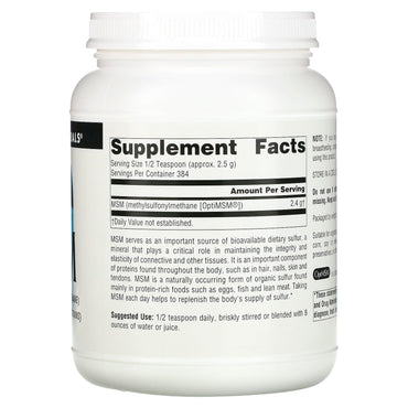 Source Naturals, MSM, 35 Oz gm UPC 021078014973 | Hilife Vitamins