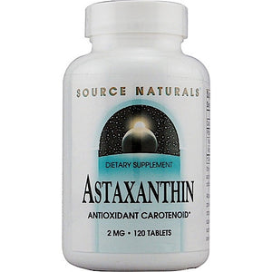 Source Naturals, Astaxanthin 2 mg, 120 Tablets - 021078015024 | Hilife Vitamins