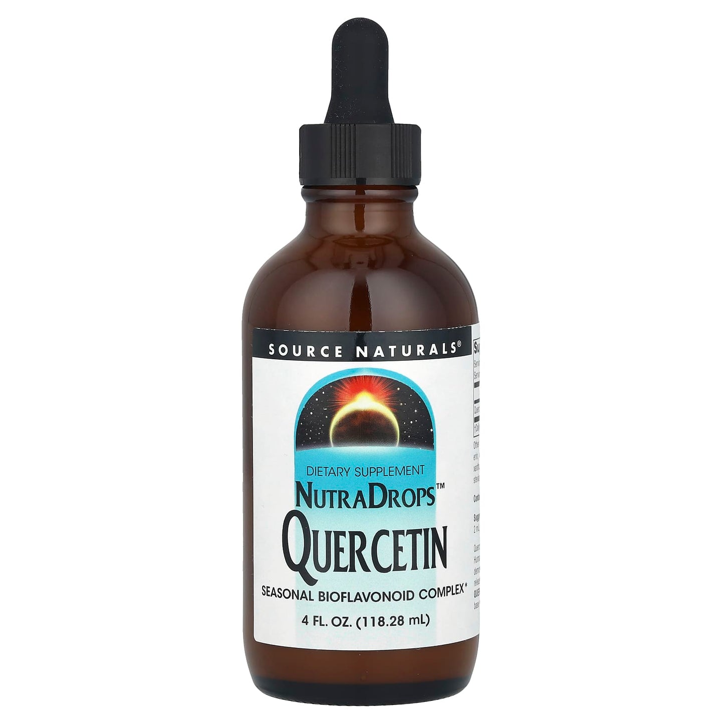 Source Naturals, NutraDrops™ Quercetin, 134 mg, 4 fl oz (118.28 ml) UPC 021078015239 | Hilife Vitamins