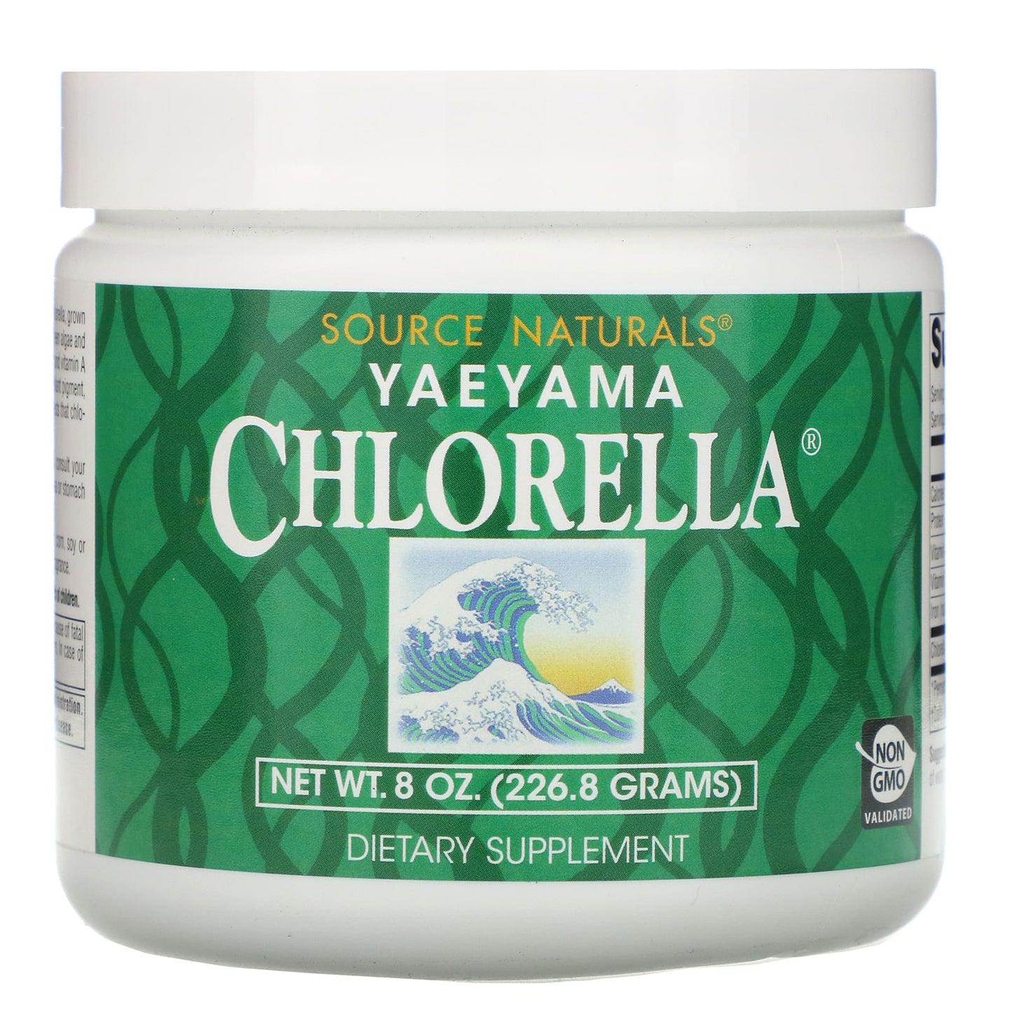 Source Naturals, Yaeyama Chlorella, 8 Oz oz UPC 021078015284 | Hilife Vitamins