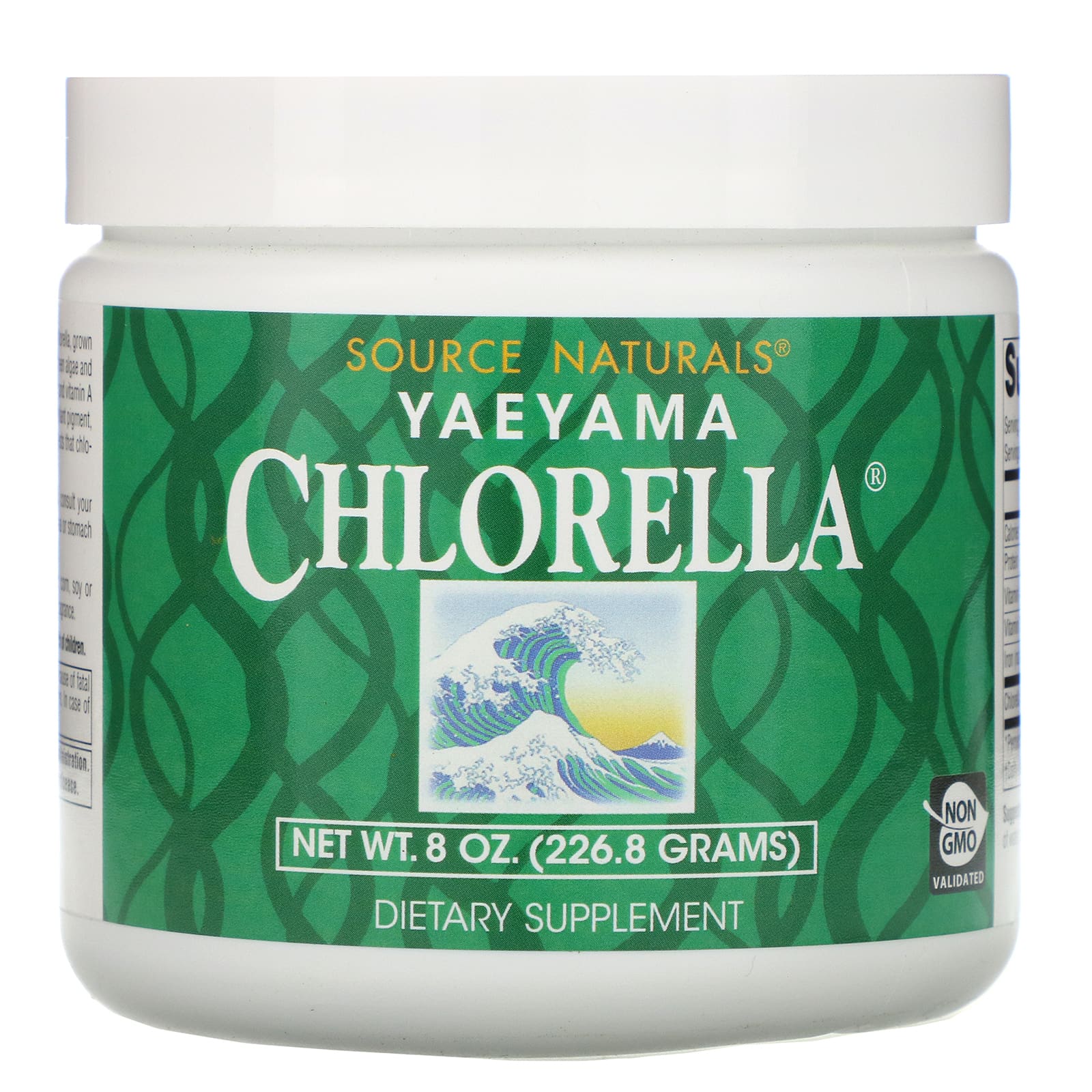 Source Naturals, Yaeyama Chlorella, 8 Oz oz UPC 021078015284 | Hilife Vitamins