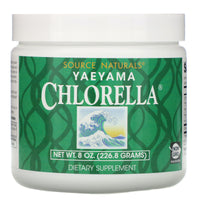 Source Naturals, Yaeyama Chlorella, 8 Oz oz UPC 021078015284 | Hilife Vitamins