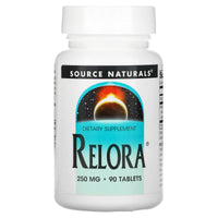 Source Naturals, Relora® 250 mg, 90 Tablets UPC 021078015697 | Hilife Vitamins