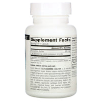 Source Naturals, Glucosamine Sulfate 500 mg, 60 Capsules UPC 021078015901 | Hilife Vitamins