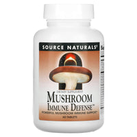 Source Naturals, Mushroom Immune Defense™, 60 Tablets UPC 021078016090 | Hilife Vitamins
