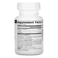Source Naturals, Ellagic Active™ 300 mg, 60 Tablets UPC 021078016304 | Hilife Vitamins