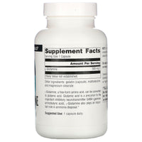 Source Naturals, L-Glutamine 500 mg, 100 Capsules UPC 021078016441 | Hilife Vitamins
