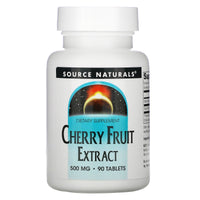 Source Naturals, Cherry Fruit Extract 500 mg, 90 Tablets - 021078016816 | Hilife Vitamins