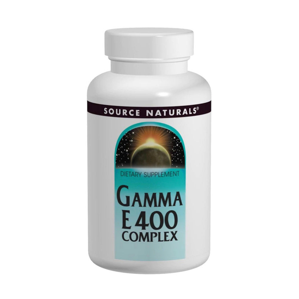 Source Naturals, Gamma E 400 Complex 400 mg, 120 Softgels - 021078016991 | Hilife Vitamins