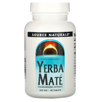 Source Naturals, Yerba Mate 600 mg, 90 Tablets UPC 021078017301 | Hilife Vitamins
