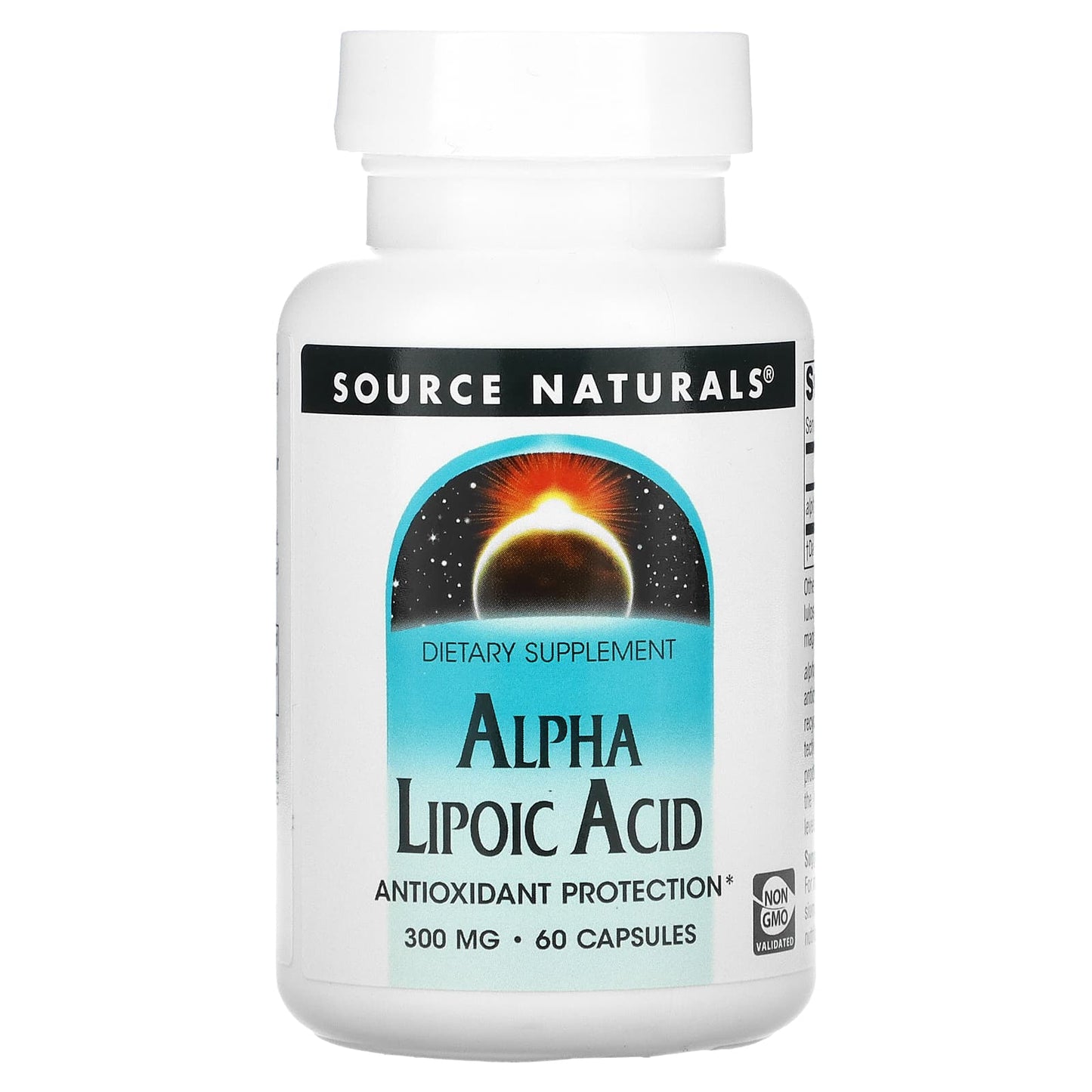 Source Naturals, Alpha Lipoic Acid 300 mg, 60 Capsules UPC 021078017646 | Hilife Vitamins
