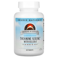 Source Naturals, Serene Science Theanine Serene With Relora, 60 Tablets UPC 021078017721 | Hilife Vitamins