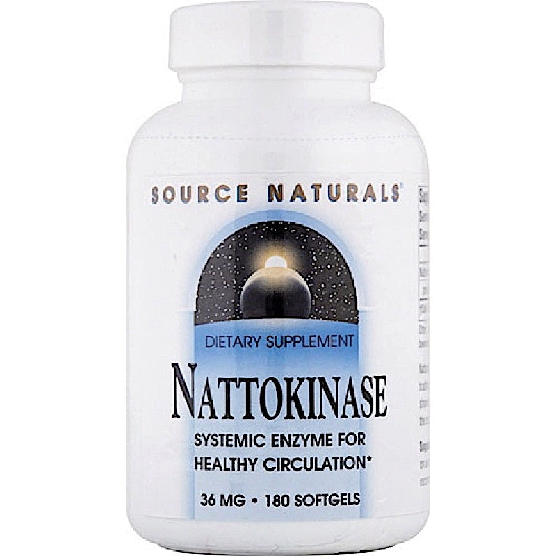 Source Naturals, Nattokinase Nsk-Sd 33 mg, 180 Softgels - 021078017974 | Hilife Vitamins