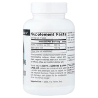 Source Naturals, Acetyl L-Carnitine & Alpha-Lipoic Acid, 60 Tablets UPC 021078017998 | Hilife Vitamins