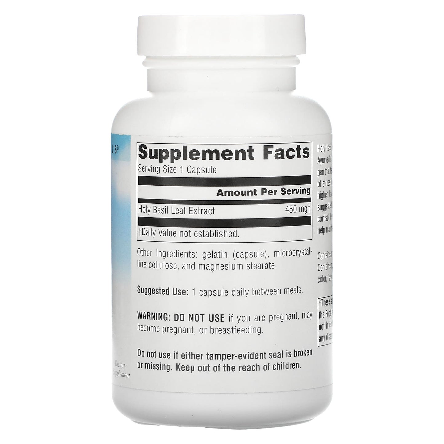 Source Naturals, Serene Science Holy Basil Extract 450 mg, 120 Capsules